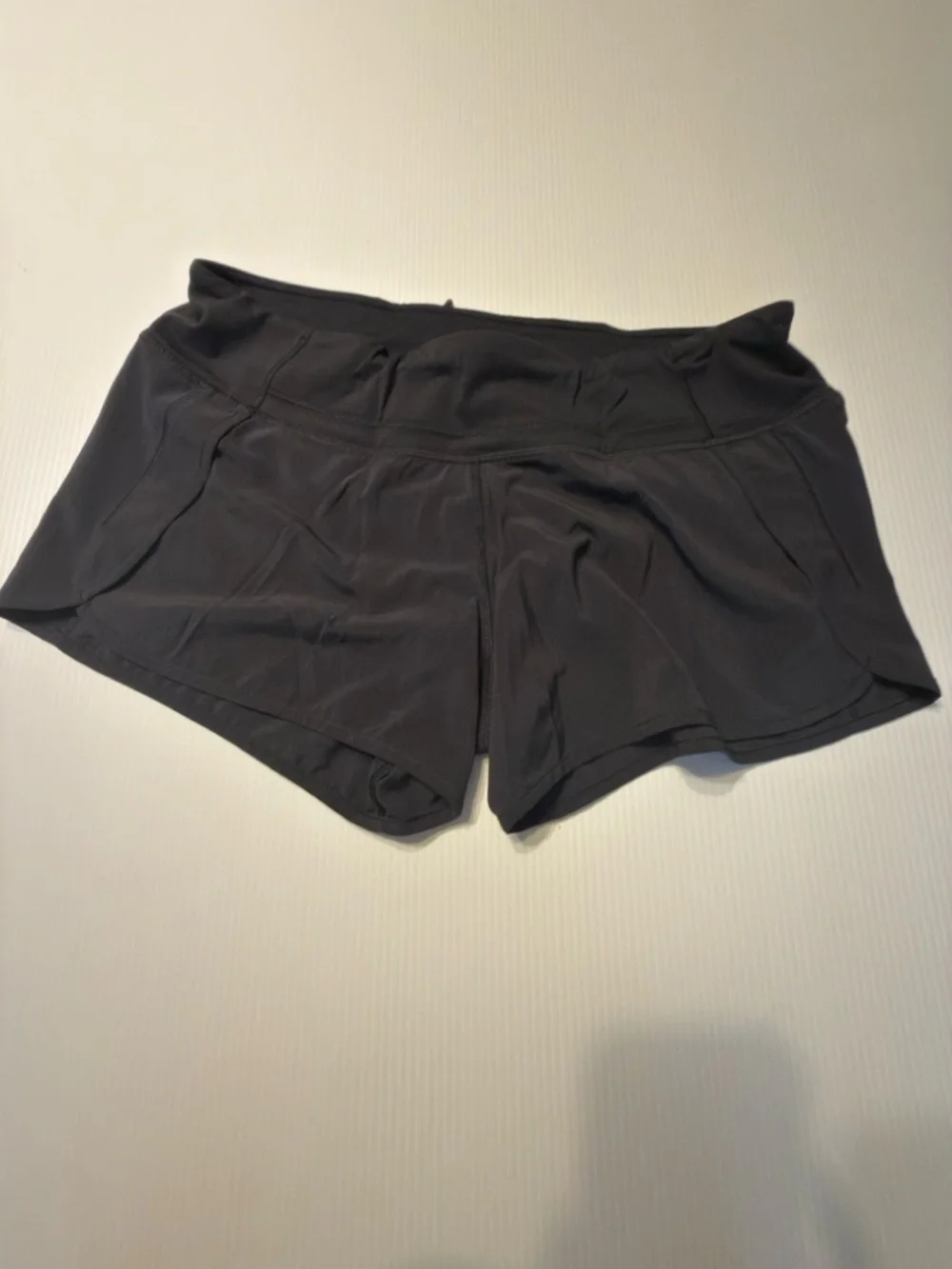 lululemon athletica Black Women's Athletic Shorts with Wide Waistband - Picture 1 of 3
